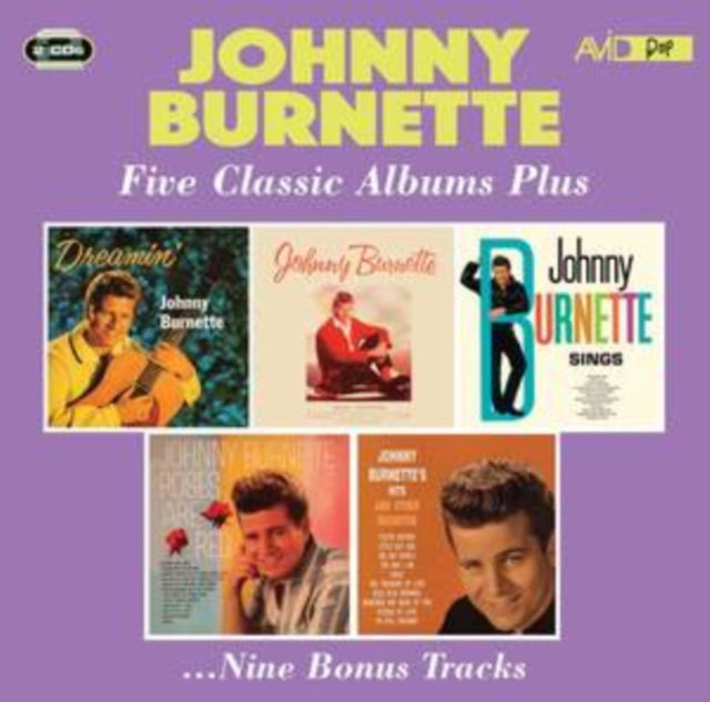 Johnny Burnette - Five Classic Albums Plus (Dreamin / Johnny Burnette / Johnny Burnette Sings / Roses Are Red / Hits And Other Favourites) (CD)