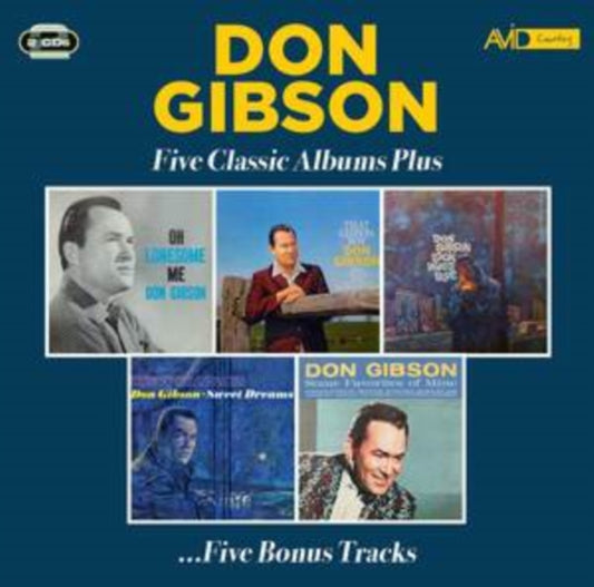 Don Gibson - Five Classic Albums Plus (Oh Lonesome Me / That Gibson Boy / Look Whos Blue / Sweet Dreams / Some Favorites Of Mine) (CD)