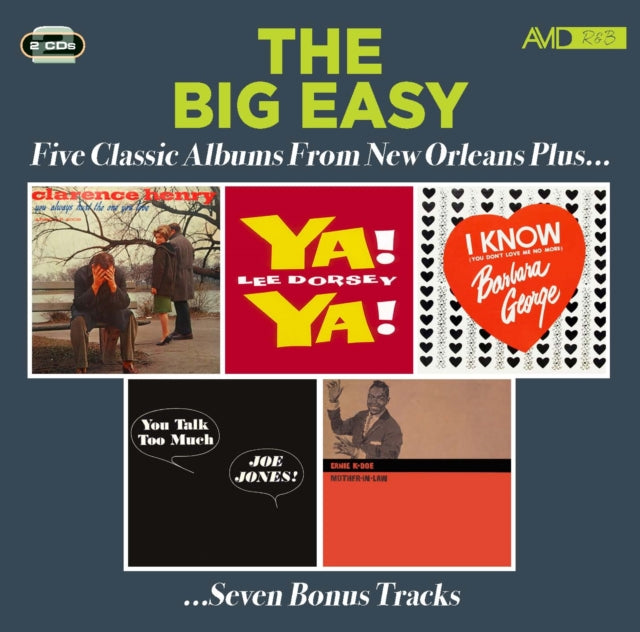 Clarence Frogman Henry / Lee Dorsey / Barbara George / Joe Jones / Ernie K-Doe - The Big Easy - Five Classic Albums From New Orleans Plus (CD)