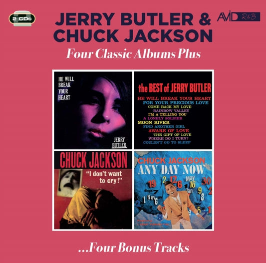 Jerry Butler / Chuck Jackson - Four Classic Albums Plus (CD)