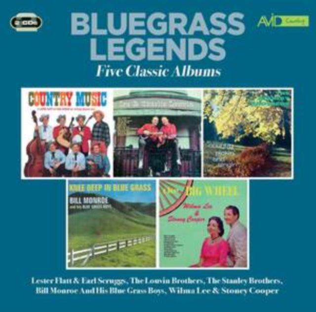 Lester Flatt & Earl Scruggs / The Louvin Brothers / The Stanley Brothers / Bill Monroe And His Blue Grass Boys / Wilma Lee & Stoney Cooper - Bluegrass Legends - Five Classic Albums (CD)