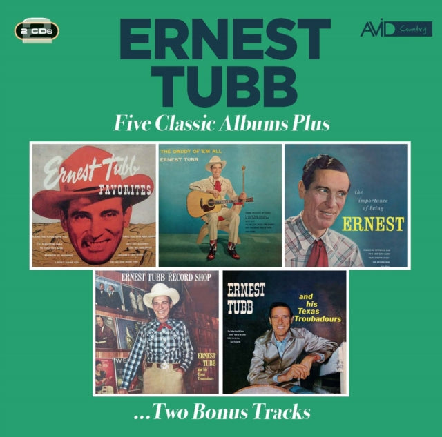 Ernest Tubb - Five Classic Albums Plus (Favorites / Daddy Of Em All / The Importance Of Being Earnest / Ernest Tubb Record Shop / Ernest Tubb And His Texas Troubadours) (CD)