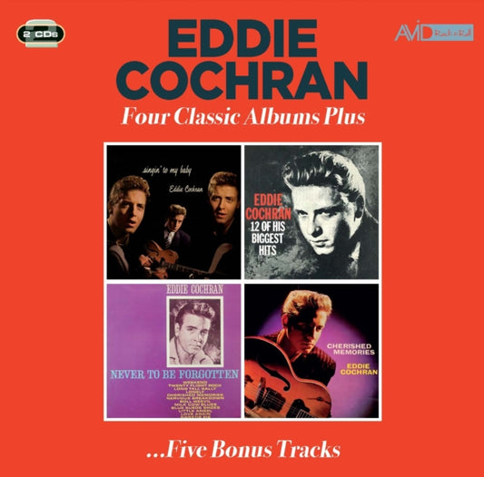 Eddie Cochran - Four Classic Albums Plus (Singin' To My Baby / Eddie Cochran / Never To Be Forgotten / Cherished Memories) (CD)