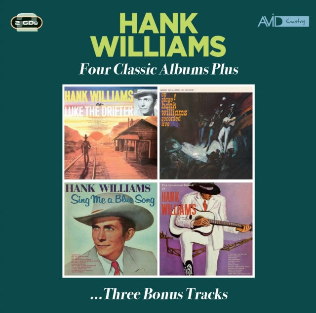 Hank Williams - Four Classic Albums Plus (Hank Williams As Luke The Drifter / Hank Williams On Stage / Sing Me A Blue Song / The Lonesome Sound Of) (CD)