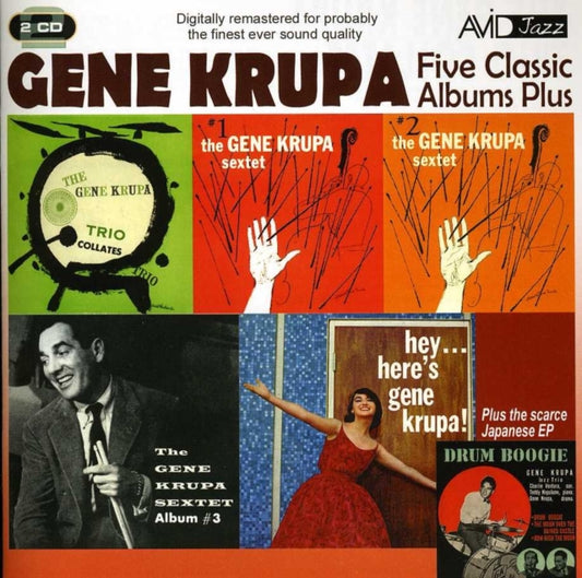 Gene Krupa - Five Classic Albums Plus (The Gene Krupa Sextet #1 / #2 / #3 / Hey Heres Gene Krupa / The Gene Krupa Trio Collates) (CD)