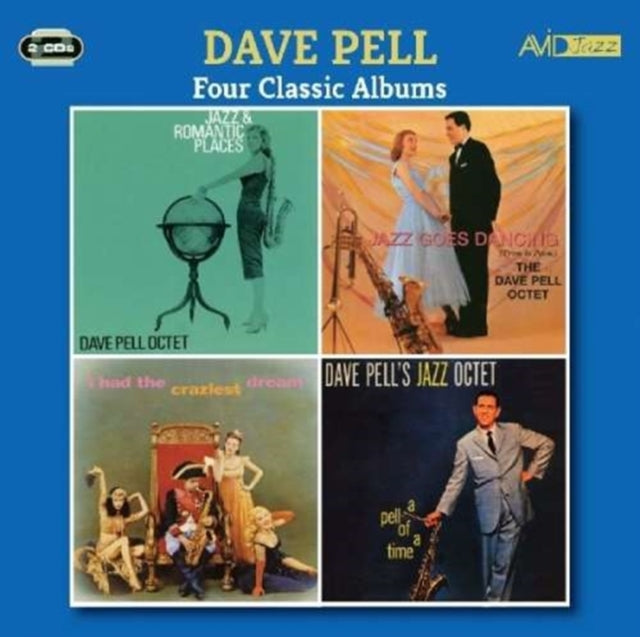 Dave Pell - Four Classic Albums (Jazz And Romantic Places / Jazz Goes Dancing / I Had The Craziest Dream / A Pell Of A Time) (CD)