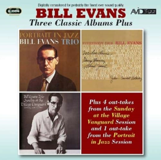 Bill Evans - Three Classic Albums Plus (Portrait In Jazz / Everybody Digs Bill Evans / Sunday At The Village Vanguard) (CD)