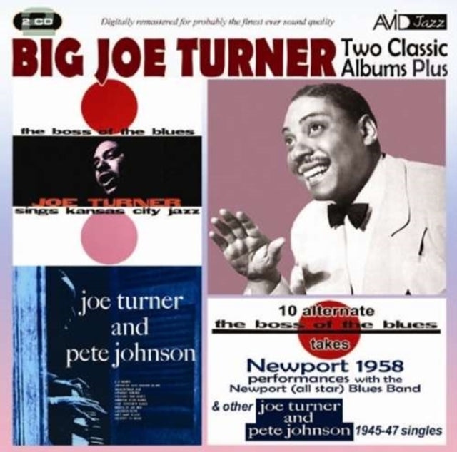 Big Joe Turner - Two Classic Albums Plus Other 1945-47 Singles (The Boss Of The Blues / Joe Turner & Pete Johnson) (CD)