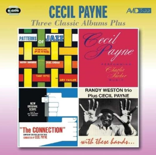 Cecil Payne Three Classic Albums Plus (Patterns Of Jazz / Performing Charlie Parker Music / The Connection (New Original Score)) (CD) (https://lasgo.dmmserver.com/media/640/50228107/5022810708629.jpg)