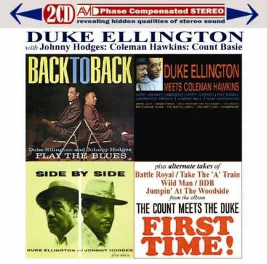 Duke Ellington / Johnny Hodges / Coleman Hawkins / Count Basie - Three Classic Albums Plus (Back To Back / Side By Side / Duke Ellington Meets Coleman Hawkins) (CD)