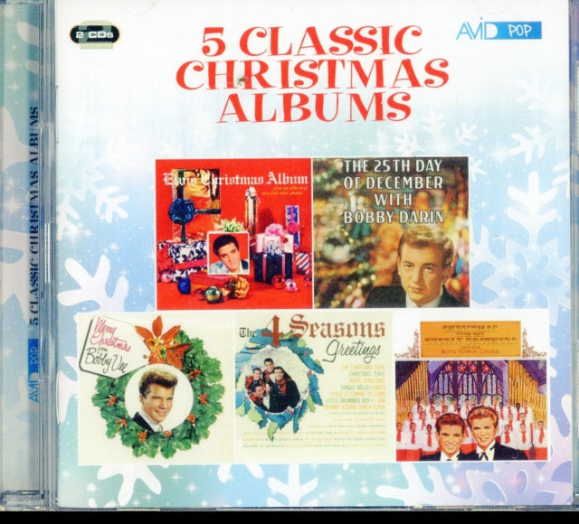 Elvis Presley / Bobby Darin / Bobby Vee / The Four Seasons / Everly Brothers Five Classic Christmas Albums (Elviss Christmas Album / The 25th Day Of December / Merry Christmas From Bobby Vee / The Four Seasons Greetings / Christmas With The Everly Brothers) (CD) (https://lasgo.dmmserver.com/media/640/50228107/5022810715221.jpg)