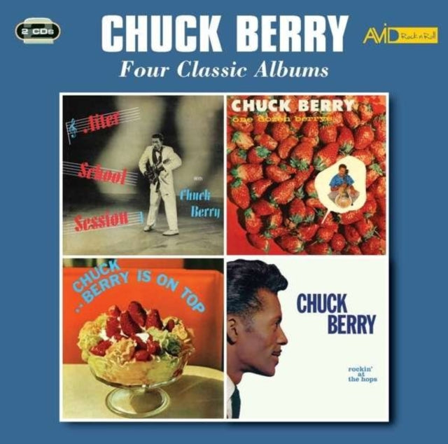 Chuck Berry - Four Classic Albums (After School Session / One Dozen Berrys / Chuck Berry Is On Top / Rockin At The Hops) (CD)