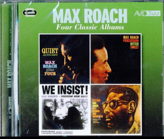 Max Roach - Four Classic Albums (Quiet As Its Kept / Percussion Bitter Sweet / We Insist!. Max Roachs Freedom Now Suite / Its Time) (CD)