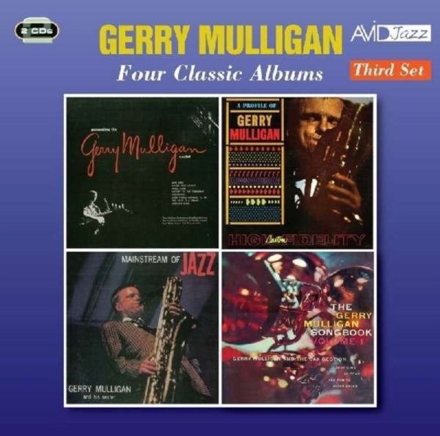 Gerry Mulligan - Four Classic Albums (Presenting The Gerry Mulligan Sextet / A Profile Of Gerry Mulligan / Mainstream Of Jazz / The Gerry Mulligan Songbook) (CD)