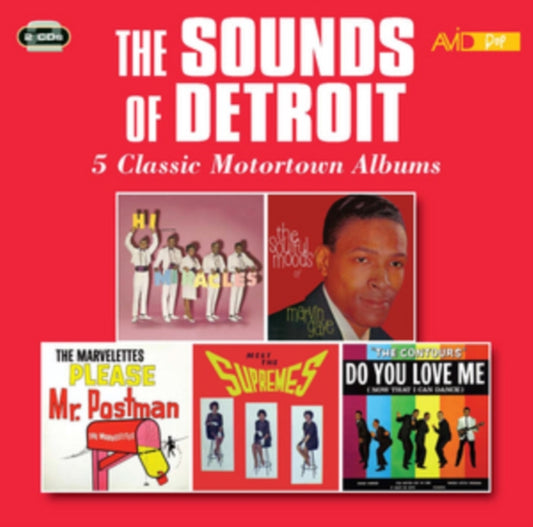 Miracles / Marvin Gaye / Marvelettes / Supremes / Contours - The Sounds Of Detroit - Five Classic Motortown Albums (Hi. Were The Miracles / The Soulful Moods Of / Please Mr Postman / Meet The Supremes / Do You Love Me) (CD)