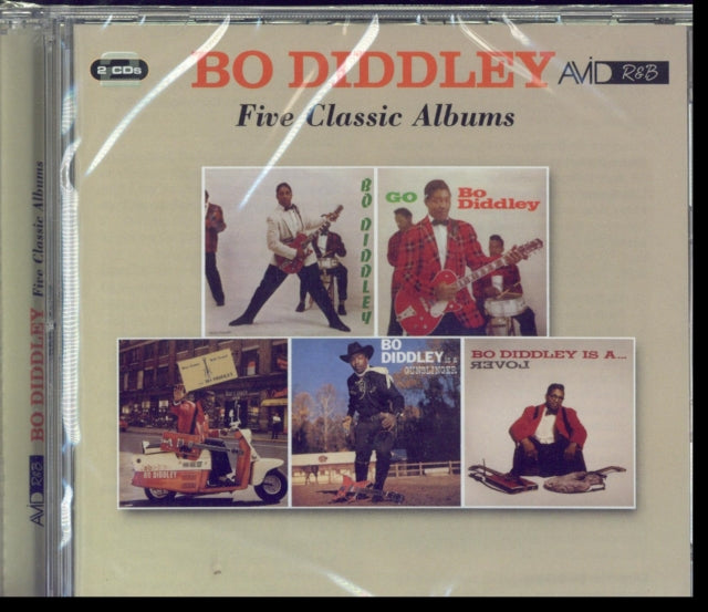 Bo Diddley - Five Classic Albums (Bo Diddley / Go Bo Diddley / Have Guitar Will Travel / Bo Diddley Is A Gunslinger / Bo Diddley Is A Lover) (CD)