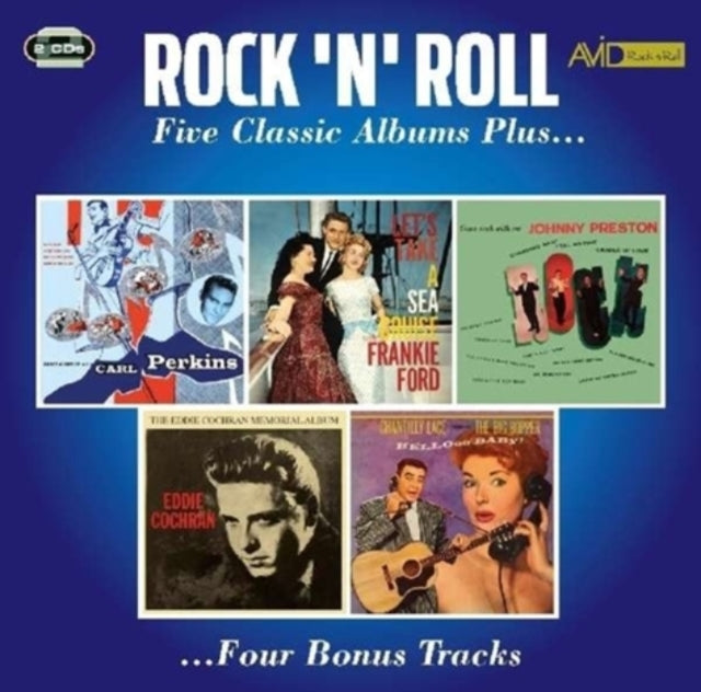 Carl Perkins / Frankie Ford / Johnny Preston / Eddie Cochran / Big Bopper - Rock N Roll - Five Classic Albums Plus (CD)