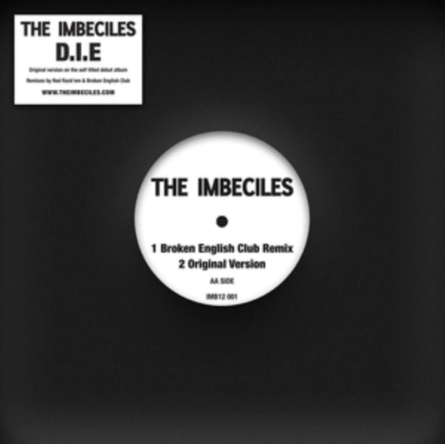 Imbeciles - D.I.E. Remixes (Red RackEm / Broken English Club Remixes) (12 inch Vinyl)