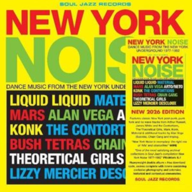 Soul Jazz Records Presents - New York Noise - Dance Music From The New York Underground 1978-82 (Vinyl)