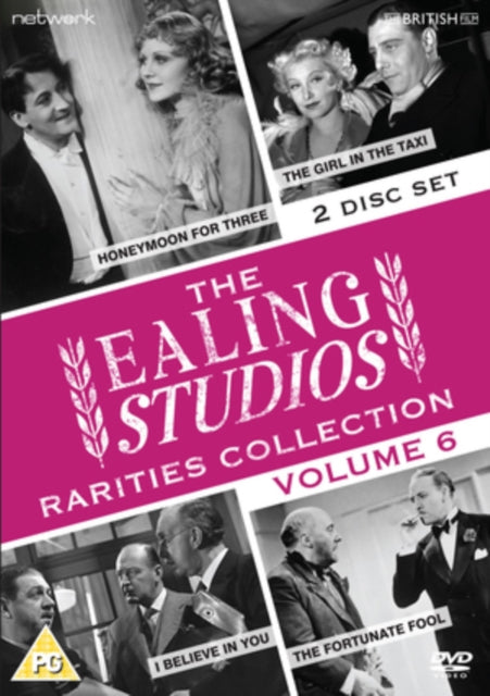 Ealing Studios Rarities Collection The Volume Six Honeymoon For Three I Believe In You The Fortunate Fool The Girl In The Taxi (DVD)