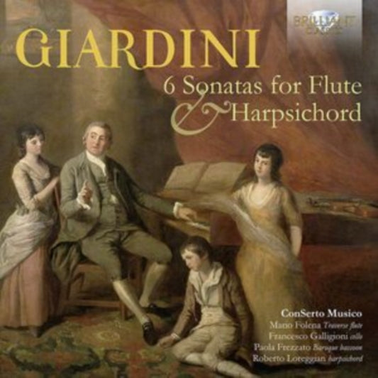 Conserto Musico / Mario Folena / Francesco Galligioni / Paola Frezzato / Roberto Loreggian - Giardini: 6 Sonatas For Flute & Harpsichord (CD)