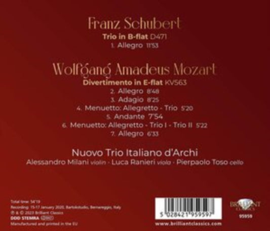 Nuovo Trio Italiano Darchi - Mozart: Divertimento Kv563 (CD)