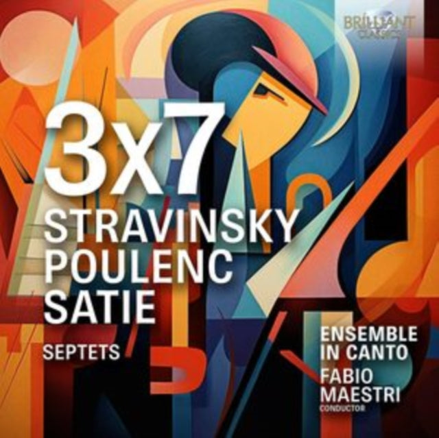 Italian Ensemble In Canto / Fabio Maestri - 3X7 / Stravinsky / Poulenc / Satie: Septets (CD)