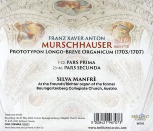 Silva Manfre - Murschhauser: Prototypon Longo-Breve Organicum (CD)