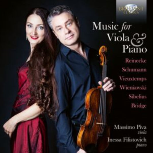 Massimo Piva/Inessa Filistovich - Music For Viola & Piano By Reinecke / Schumann / Vieuxtemps / Wieniawski / Sibelius And Bridge (CD)
