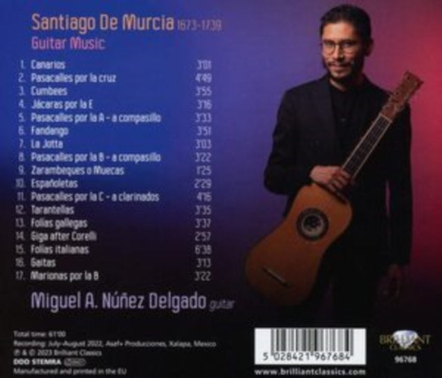Miguel Alejandro Nunez Delgado - De Murcia: Guitar Music (CD)