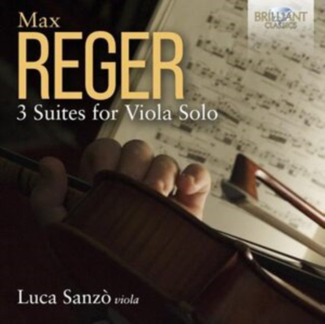 Luca Sanzo - Reger: 3 Suites For Viola Solo (CD)