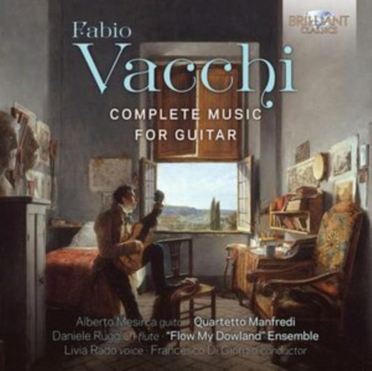 Alberto Mesirca / Quartetto Manfredi / Daniele Ruggieri / Flow My Dowland Ensemble / Livia Rado / Francesco Di Giorgio - Vacchi: Complete Music For Guitar (CD)