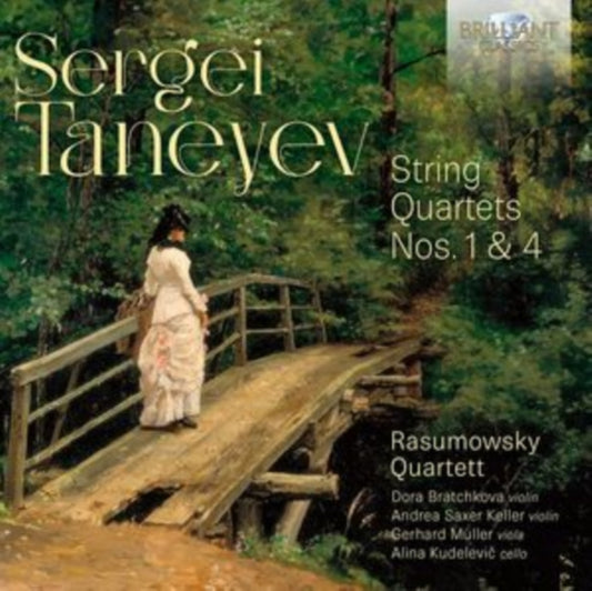 Rasumowsky Quartett / Dora Bratchkova / Andrea Saxer Keller / Gerhard Muller / Alina Kudelevic - Taneyev: String Quartets Nos. 1 & 4 / Vol. 1 (CD)