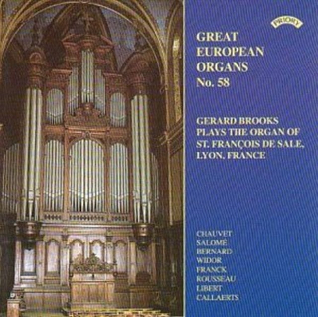 Gerard Brooks - Great European Organs No. 58: St Francois De Sale. Lyon (CD)