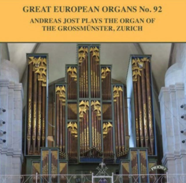 Andreas Jost Great European Organs No. 92: The Grossmunster. Zurich (CD) (https://lasgo.dmmserver.com/media/640/50286122/5028612211091.jpg)