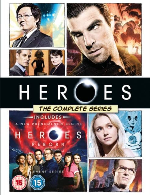 Heroes: The Complete Series (Incl. Heroes Reborn) (Blu-ray Box Set)