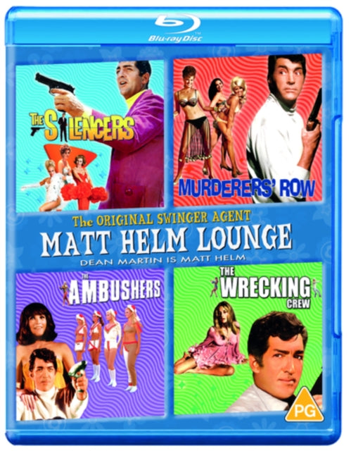 Matt Helm Lounge: The Silencers / Murderers Row / The Ambushers / The Wrecking Crew (Blu-ray)