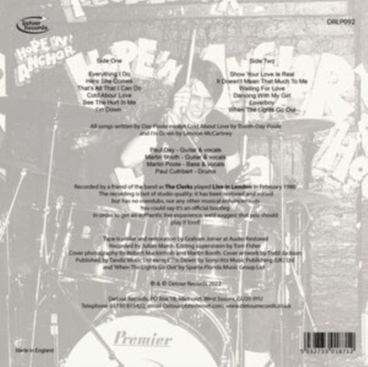 Clerks - Live In London 1980 (Vinyl)
