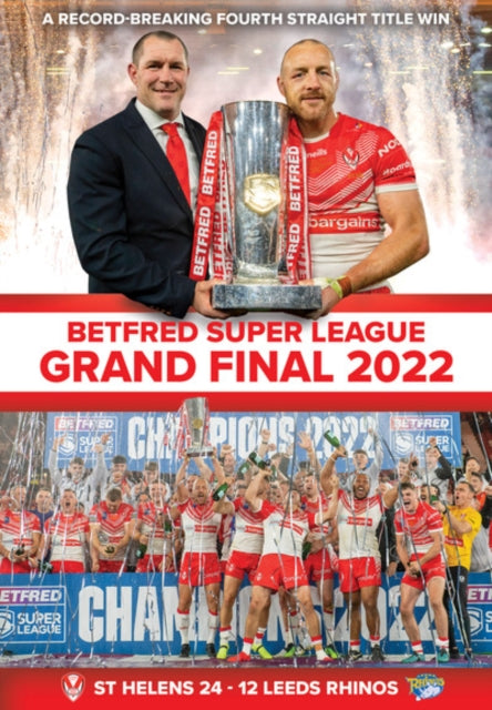 Betfred Super League Grand Final 2022 - St Helens 24 Leeds Rhinos 12 (DVD)