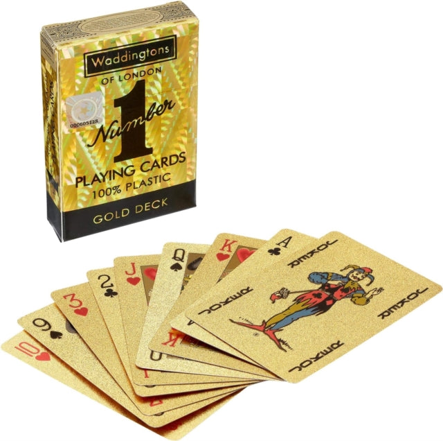 Gold Waddington Playing Cards