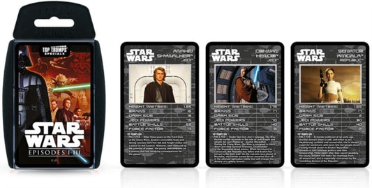 Star Wars - Star Wars 1-3 Top Trumps Specials (Deck Card Games)
