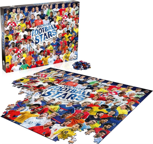 World Football Stars 1000  Piece Jigsaw Puzzle 2023 Refresh (Jigsaw Puzzle)