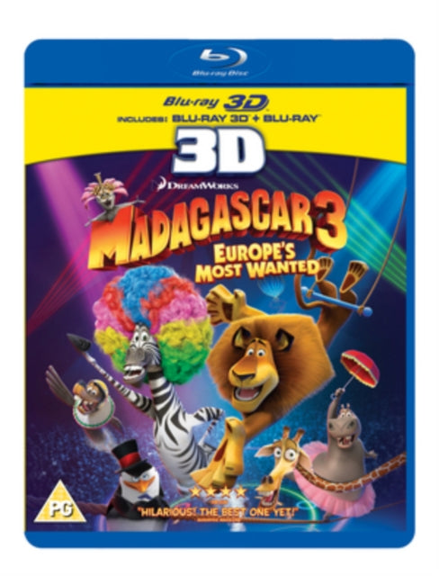 Madagascar 3 Europes Most Wanted (Blu-ray 3D)