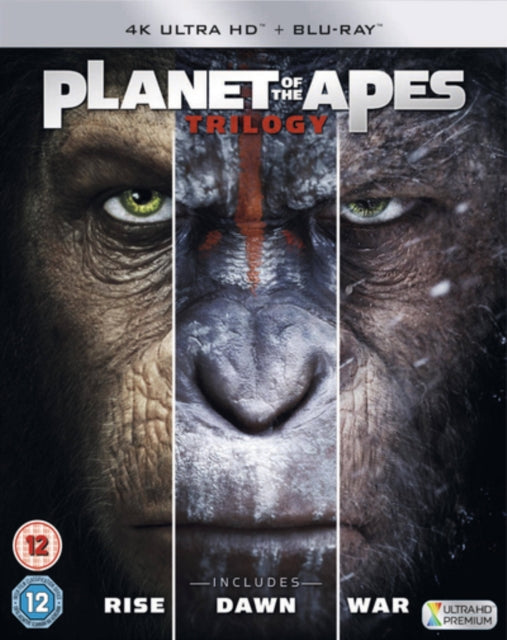 Planet of the Apes Trilogy Boxset 4K UHD (Blu-ray 4K)