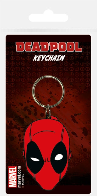 Deadpool - Face (Keyring Rubber)