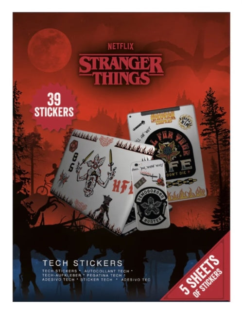 Stranger Things 4 (Upside Down Battle) Tech Stickers