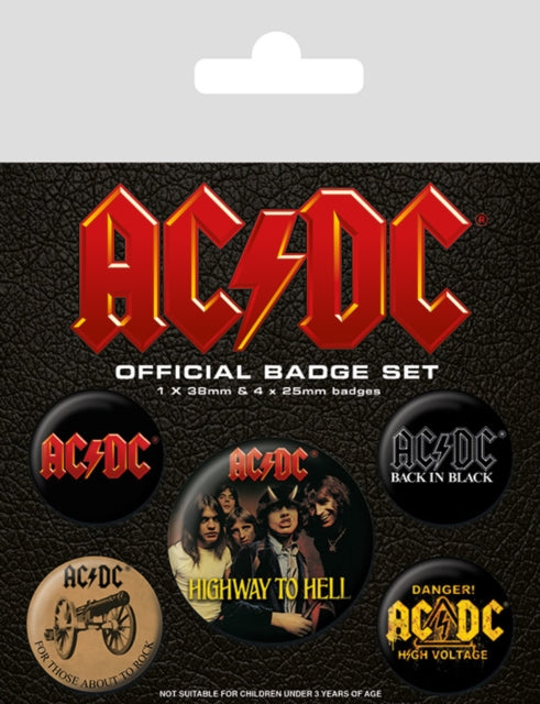 AC/DC - Logo (Badge Pack)