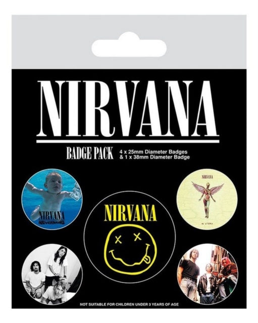 Nirvana - Nirvana (Iconic) Badge Pack (Badge Pack)