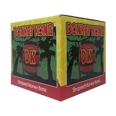 Donkey Kong (DK Barrel) Shaped Money Bank
