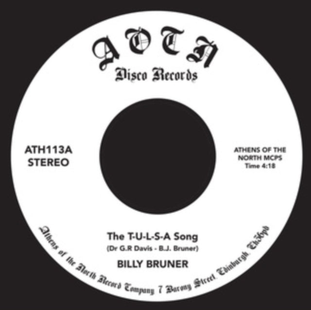 Billy Bruner - Tulsa Song (Vinyl)